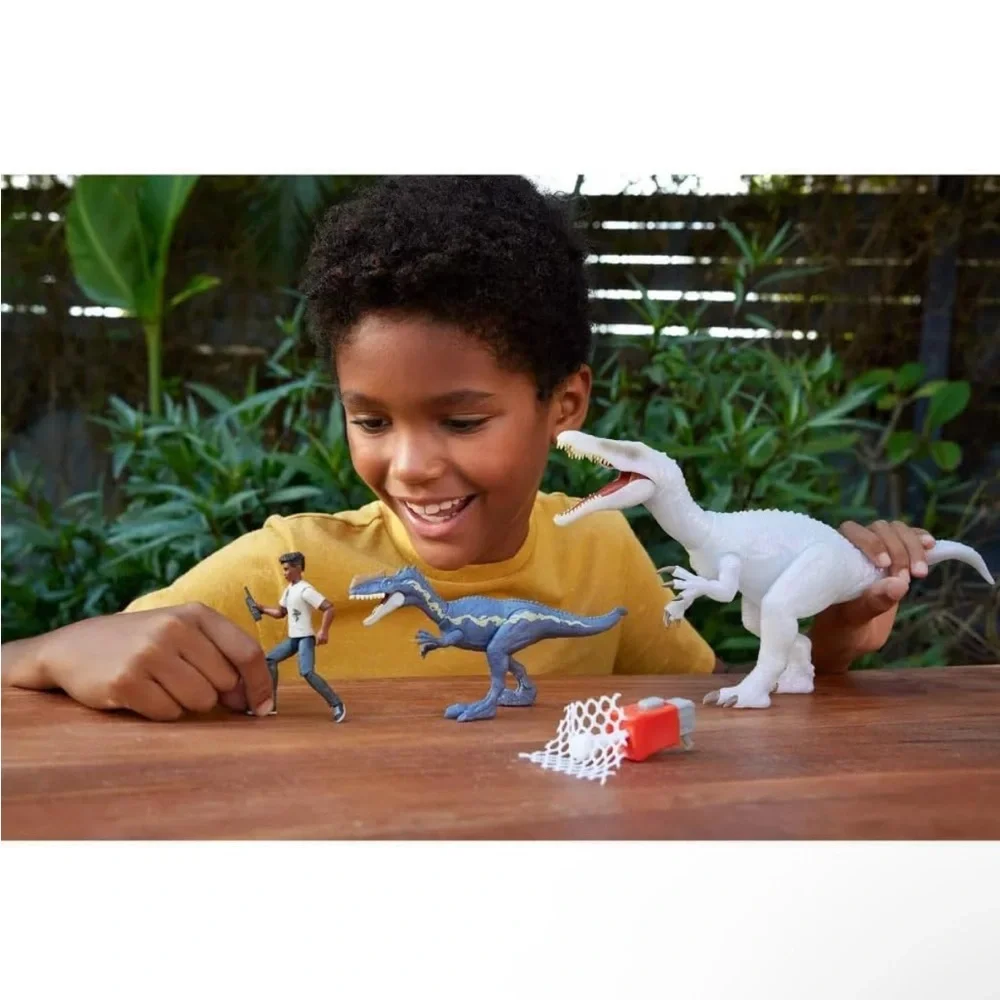 Mattel Jurassic World Chaos Theory Darius and Baryonyx‎ Peril Pack